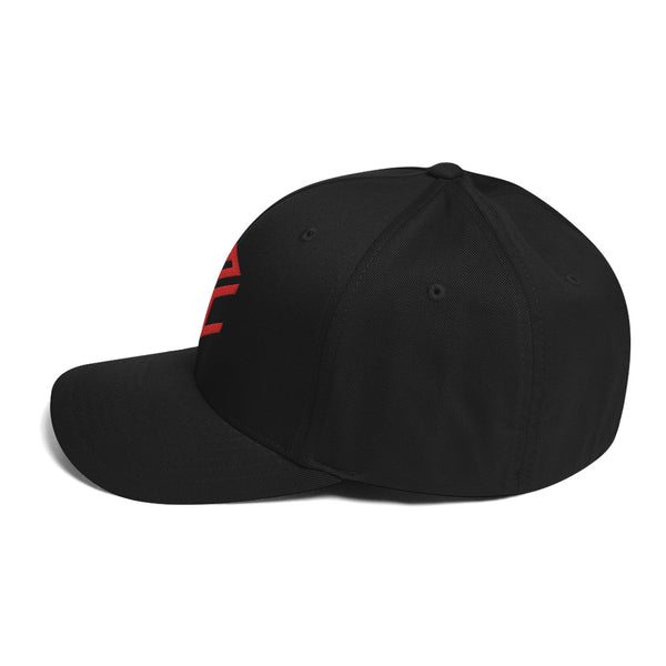 MC Official Logo (RED) Structured Twill Cap