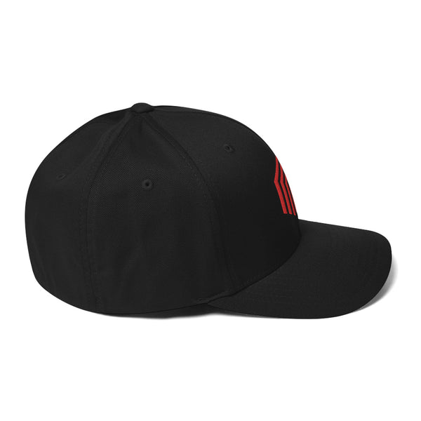 MC Official Logo (RED) Structured Twill Cap