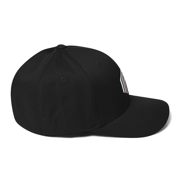 Official Manny Cabo Logo Black Flex Fit Cap