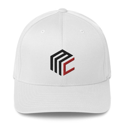 Official Manny Cabo Logo White Flex Fit Cap