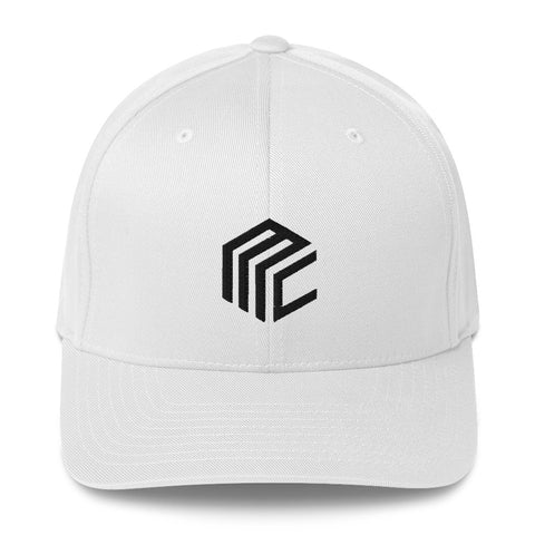 Official Manny Cabo Logo B On W  Structured Twill Cap